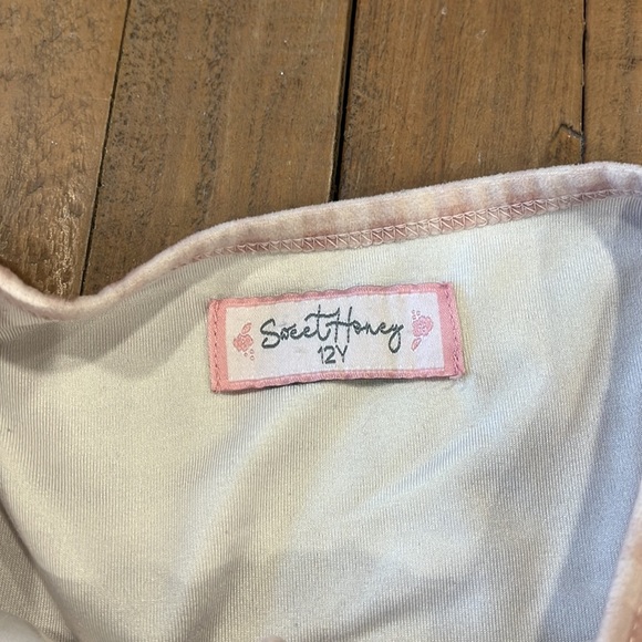 SweetHoney mauve checker one piece dreamer pajamas - Picture 3 of 12